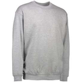 ID Game sweatshirt, gråmeleret, str. 2XL