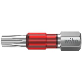 Wiha TY-slagbits 29 mm rød 1/4" TORX® T30, 5 stk i boks