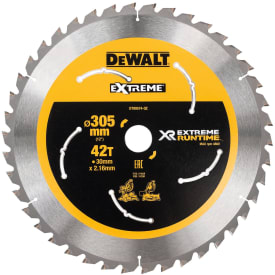 DEWALT rundsavklinger til akkusave, Ø305/30 mm, 42 td.