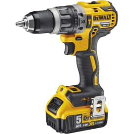 Dewalt 18V XR DCD796P2-QW slagborrmaskin, 2 stk. 18V x 5.0 Ah