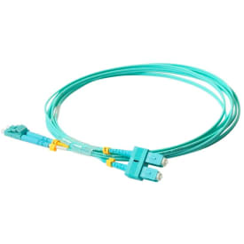 Fiber patchkabel OM3 LC-SC 50/125 duplex 1M