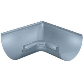 Rheinzink gering indvendig, halvrund 11" (285mm) - Blågrå