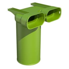 Boligflex Plus Ventil boks BFP KVB 2X10050 Ø125