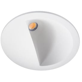 SG Armaturen Junistar asymmetrisk indbygningsspot, hvid