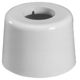 Roset, Ø32 mm, hvid