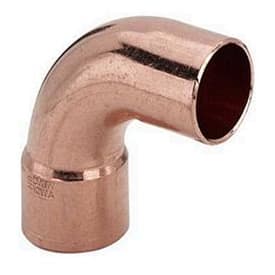 Loddebøjning muffe/nippel, 15 mm - 90°