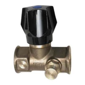 1/2" Avstängningsventil med dränering rå