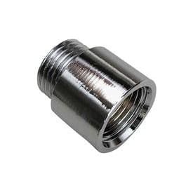 Forkromet nippelmuffe, 1/2" - 10 mm