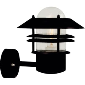 Nordlux Blokhus vägglampa utomhus, svart