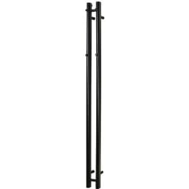 Kriss Vega handdukstork, kombi, 10,6x142 cm, svart