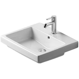 Duravit Vero servant for nedfelling, 55x46 cm, hvit