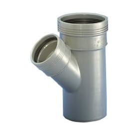 Wavin grenrör, 45°, Ø110x75 mm