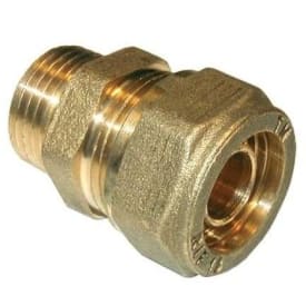 Pex overgangsnippel, 25 mm x 1"