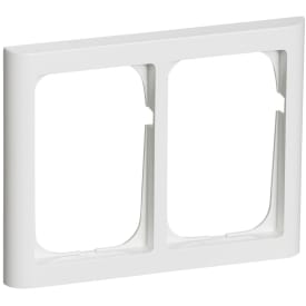 LK Fuga Softline 63 ramme, 2x1,5 modul, vandret, hvid