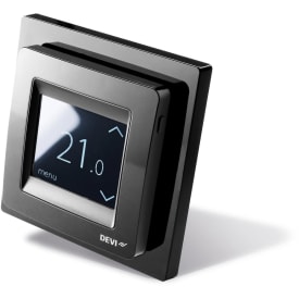 Devi reg Touch termostat med timer og natsænkning i sort