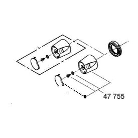 Grohe temperaturgreb - 47755