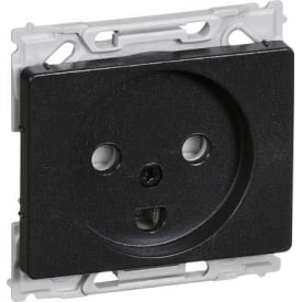 LK Opus 66 Stikkontakt med jord, 1 modul, Koksgrå