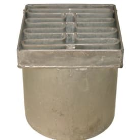 Duco flydende karm m/rist til 315 mm opføringsrør, 25 ton - galvaniseret