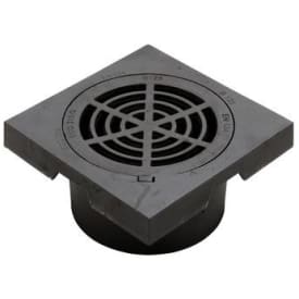 Ulefos fast karm m/rist til 315 mm opføringsrør, 12,5 ton, gråjern