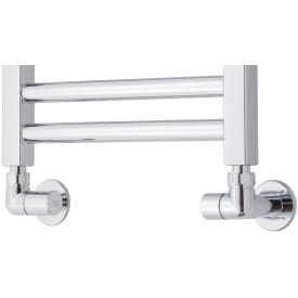 TVS ventilset, vinkel, vändbart, krom