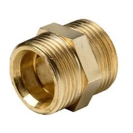 Wavin messing brystnippel, 1/2"