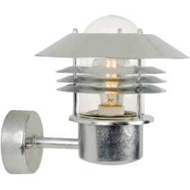 Nordlux Vejers vägglampa utomhus, galvaniserat stål