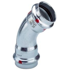 Viega Prestabo forzinket bøjning t/varmeanlæg 15 mm - 45 grader