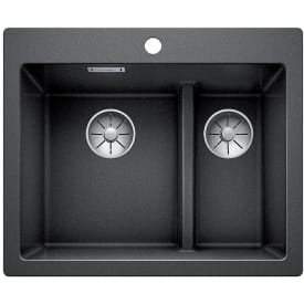 Blanco Pleon 6 Split UXI kjøkkenvask, 61,5x51 cm, antrasitt