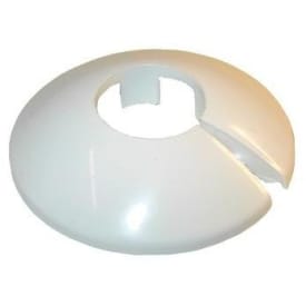 Plastroset todelt, hvid, 12 mm