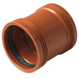 Wavin 160 mm PP kloakdobbeltmuffe