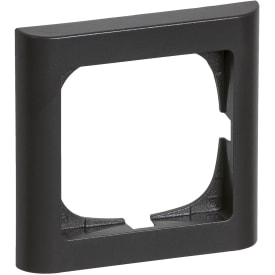 LK Fuga Softline 63 ramme, 1 modul, koksgrå