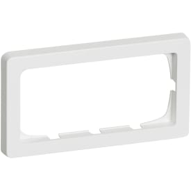 LK Fuga Baseline 63 ramme, 2 modul, vandret, hvid