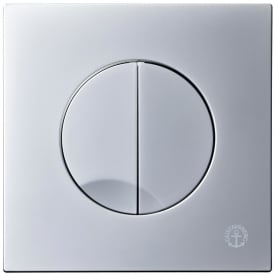 Gustavsberg Triomont betjeningsplate, matt krom