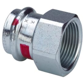 Viega Prestabo forzinket overgangsmuffe t/varmeanlæg 22 mm x 1/2"