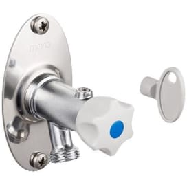 Mora udendørshane 170-345mm m. greb og nøgle - krom