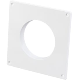 Duka dækplade, 175x175 mm, hvid