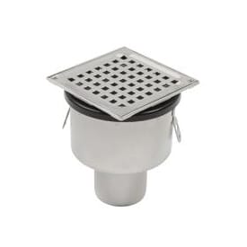 Blücher afløbsskål, til beton og flisegulv, Ø75 mm