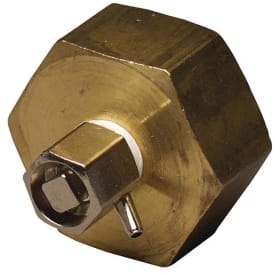 Uponor Fluvia slutmuffe med luftskrue til fordelerrør, 3/4"