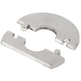 Click one two roset 27,5 mm - 3/4" t/vegg, børstet