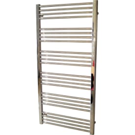 Kriss Space håndklædetørrer, kombi, 60x132 cm, krom