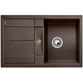 Blanco Metra 45 S UX køkkenvask, 78x50 cm, brun