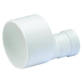 Wavin Wafix förminskning, Ø40x32 mm, plast, hvid