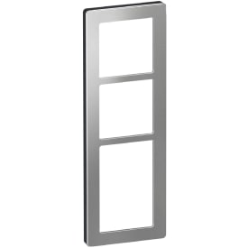 LK Fuga Pure 66 designramme, 3,5 modul, stål