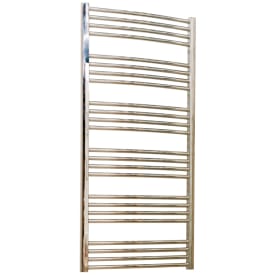 Kriss Round håndkletørker, kombi, 60x132 cm, krom