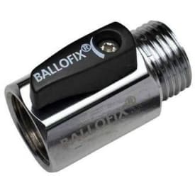 1/2" Kulventil Ballofix med handtagshylsa/nippel