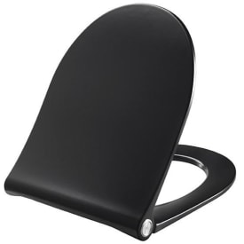 Pressalit Sway D toiletbræt, soft close, aftagelig, sort