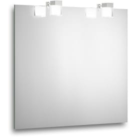 Gustavsberg Artic spegel med belysning, 80x65 cm