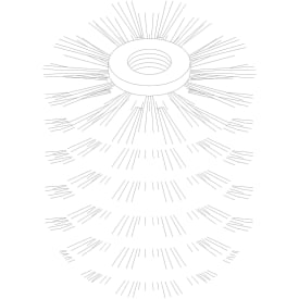 Damixa toiletbørste, sort