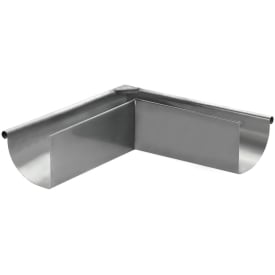VMzinc udvendig gering nr. 13, 400 mm, til kvartrund arkitekt tagrende, zink