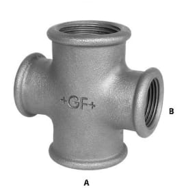 Galvaniseret reduceret kryds 3/4" x 1/2"